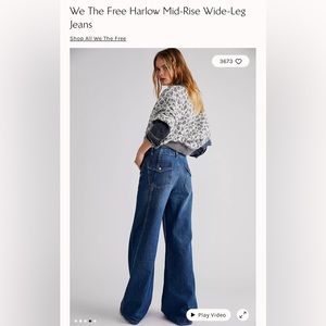 We The Free Harlow Mid-Rise Wide-Leg Jeans